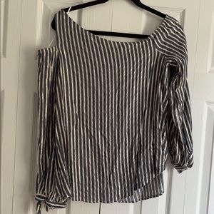 Unique off the shoulder, open shoulder blouse